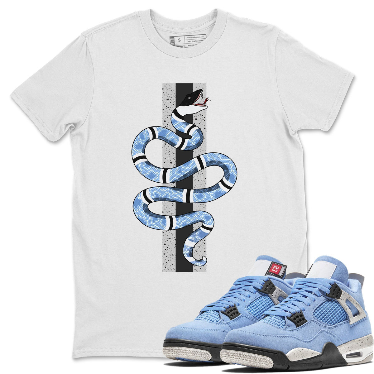 jordan 4 university blue shirts