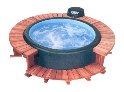 Softub Redwood Sectional Full Surround Decking (Model T220)