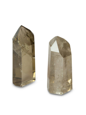 smoky quartz points