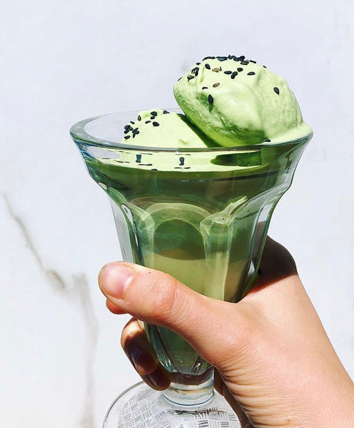 Paleo Matcha Green Tea Ice Cream