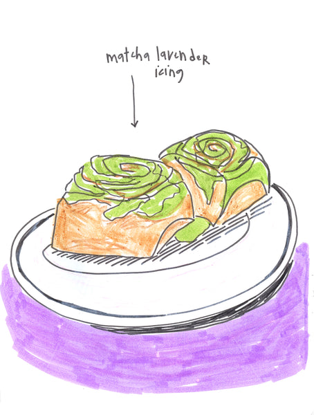 Matcha Cinnamon Rolls 