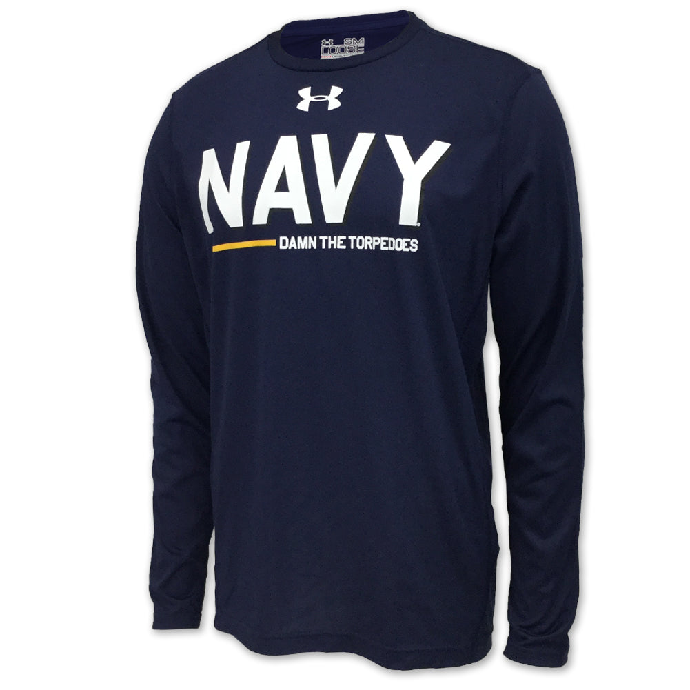 U.S. Navy T-Shirts: Navy Under Armour Limited Edition Ship Long Sleeve T- Shirt in Navy |