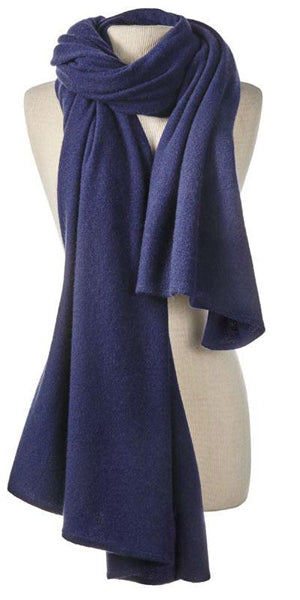 navy blue cashmere wrap