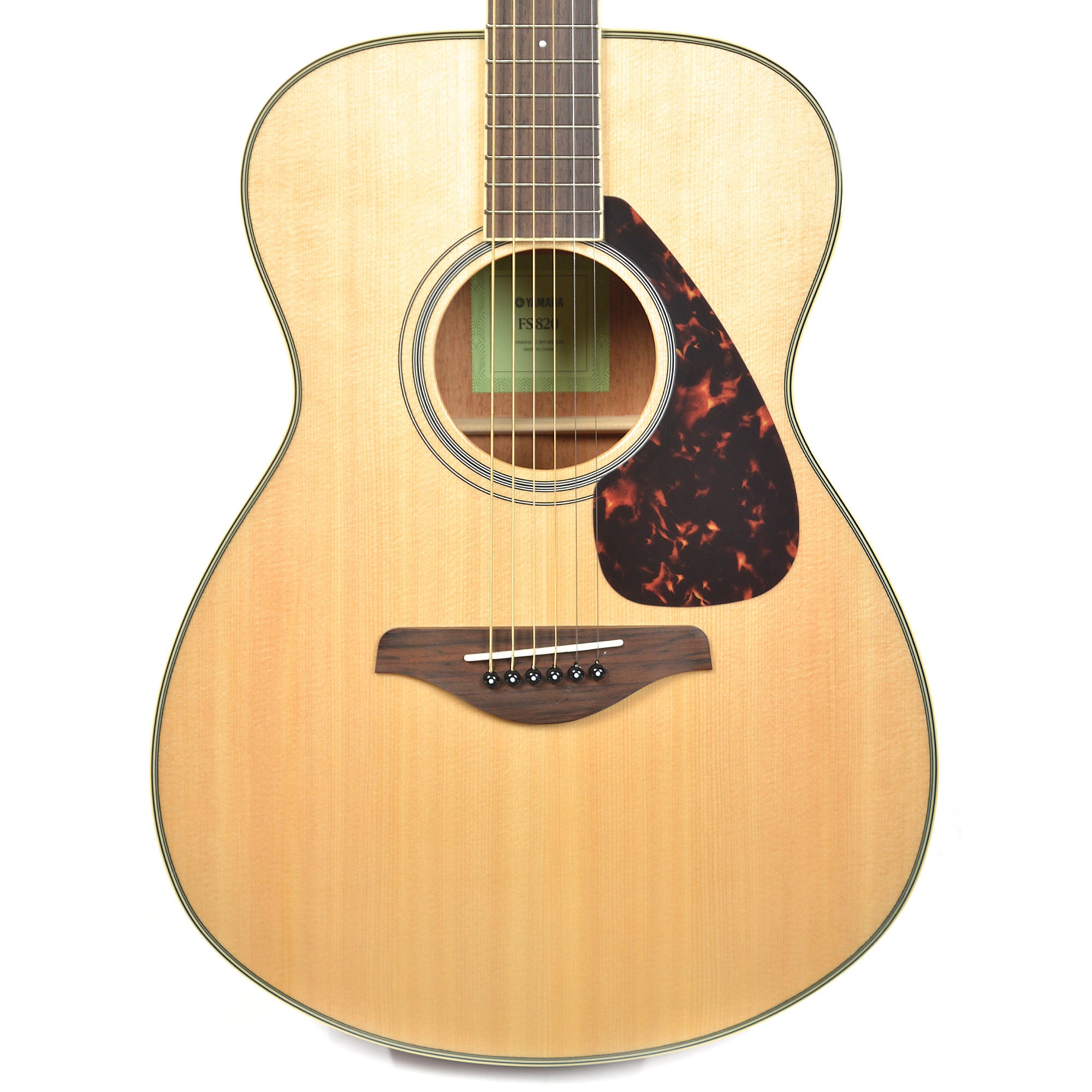 Yamaha FS820 Small Body Folk Acoustic Natural Chicago Music Exchange