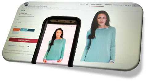 Garment colours online on various devices