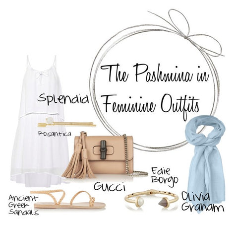 Pashminas for Summer, Feminine Pashmina Outfit