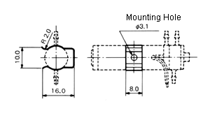 A mounting example of EXAK