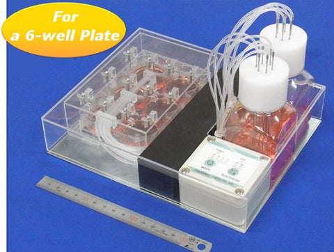 Portable Medium Exchange System for 6-well Plates