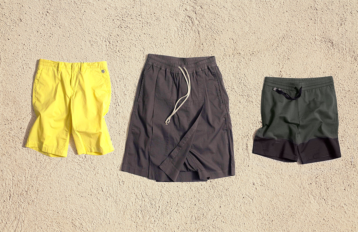 Kenzo shorts, DRKSHDW by Rick Owens shorts, Balenciaga shorts