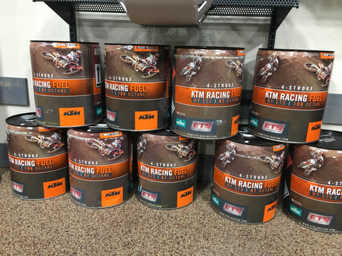 97 and 100 Octane KTM ETS Racing Fuel For Sale - Central Florida Powersports - Kissimmee