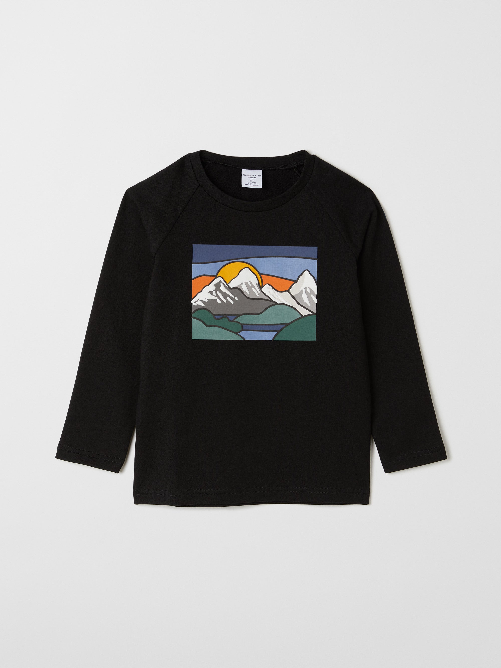 Mountain Print Kids Top