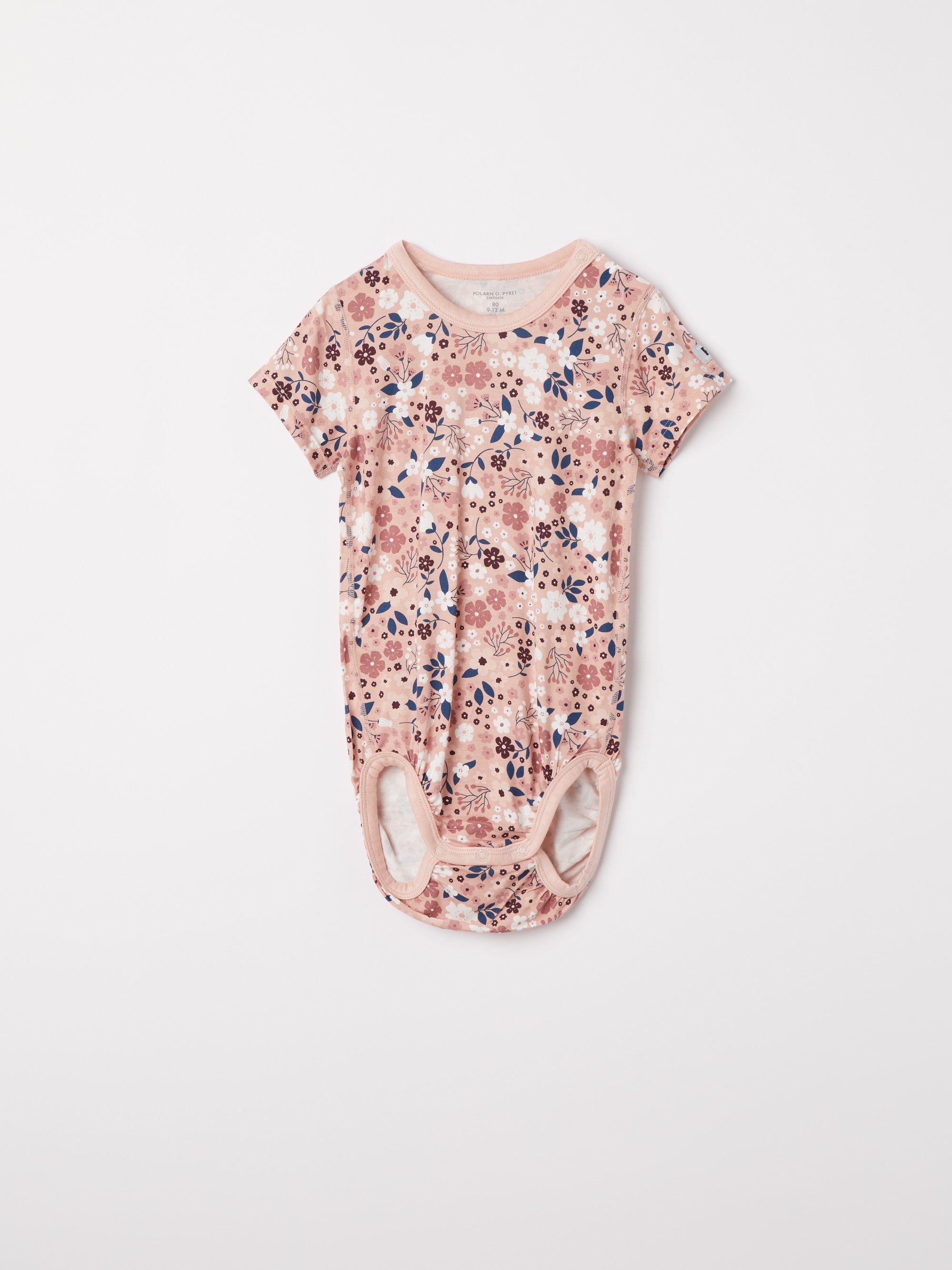 Short Sleeve Ditsy Floral Babygrow