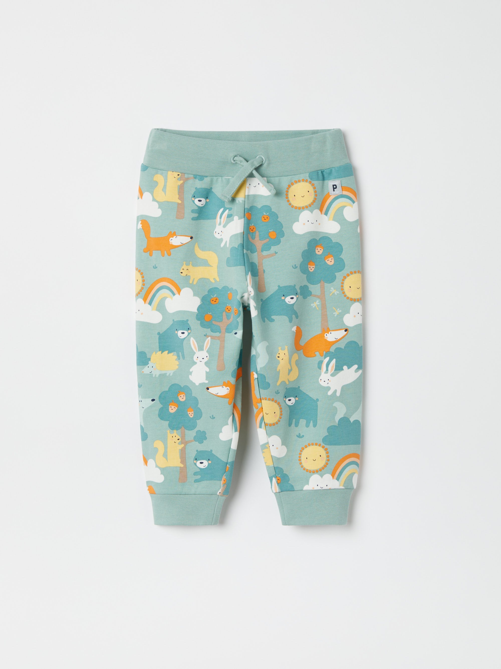Forest Animal Print Baby Joggers