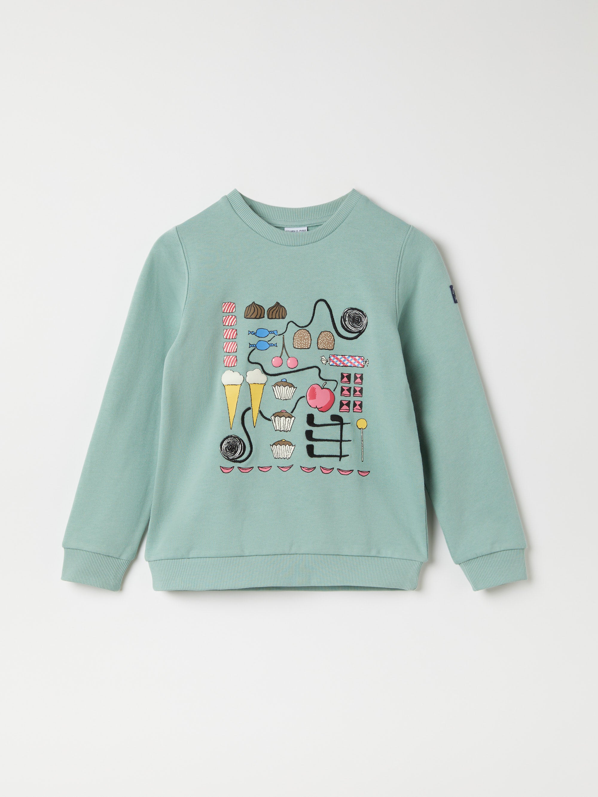 Sweet Treats Print Kids Sweatshirt