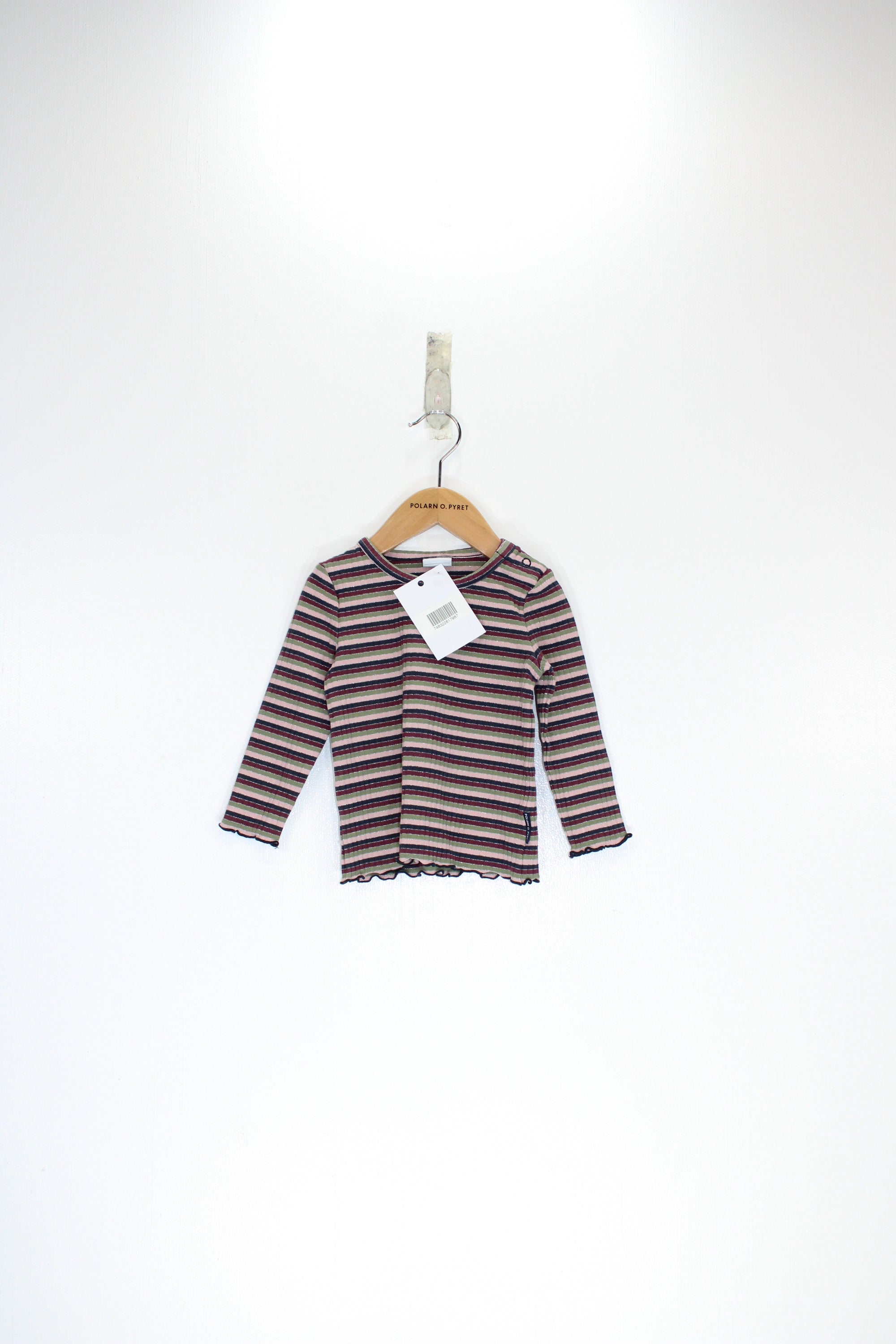 Striped Ribbed Kids Top