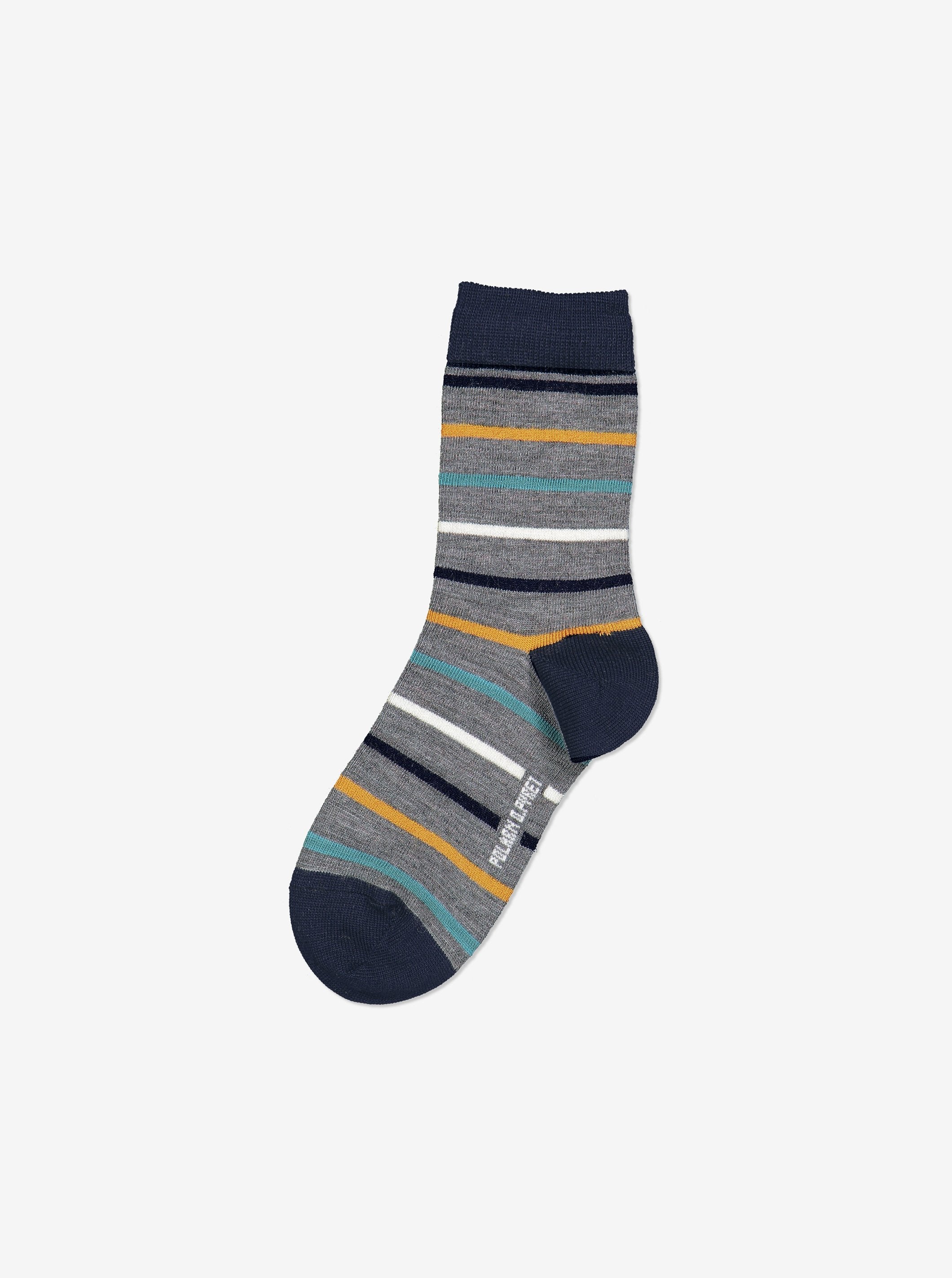 Striped Merino Kids Socks