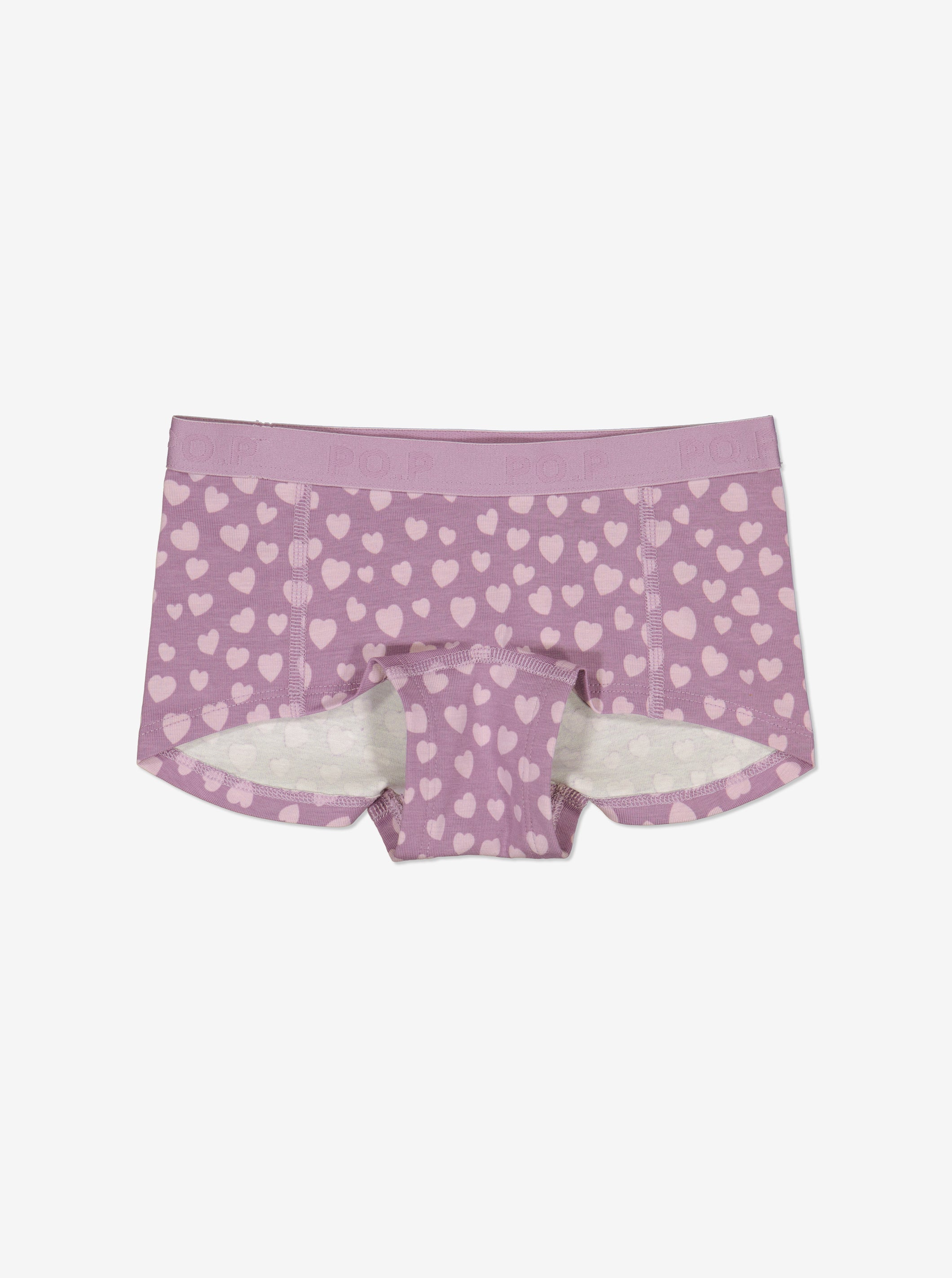 Organic Cotton Girls Boxer Briefs