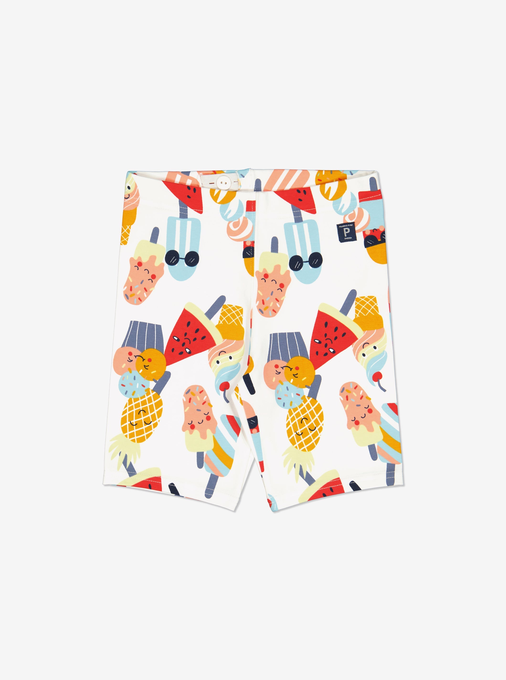 Ice Cream Print Kids Cycle Shorts