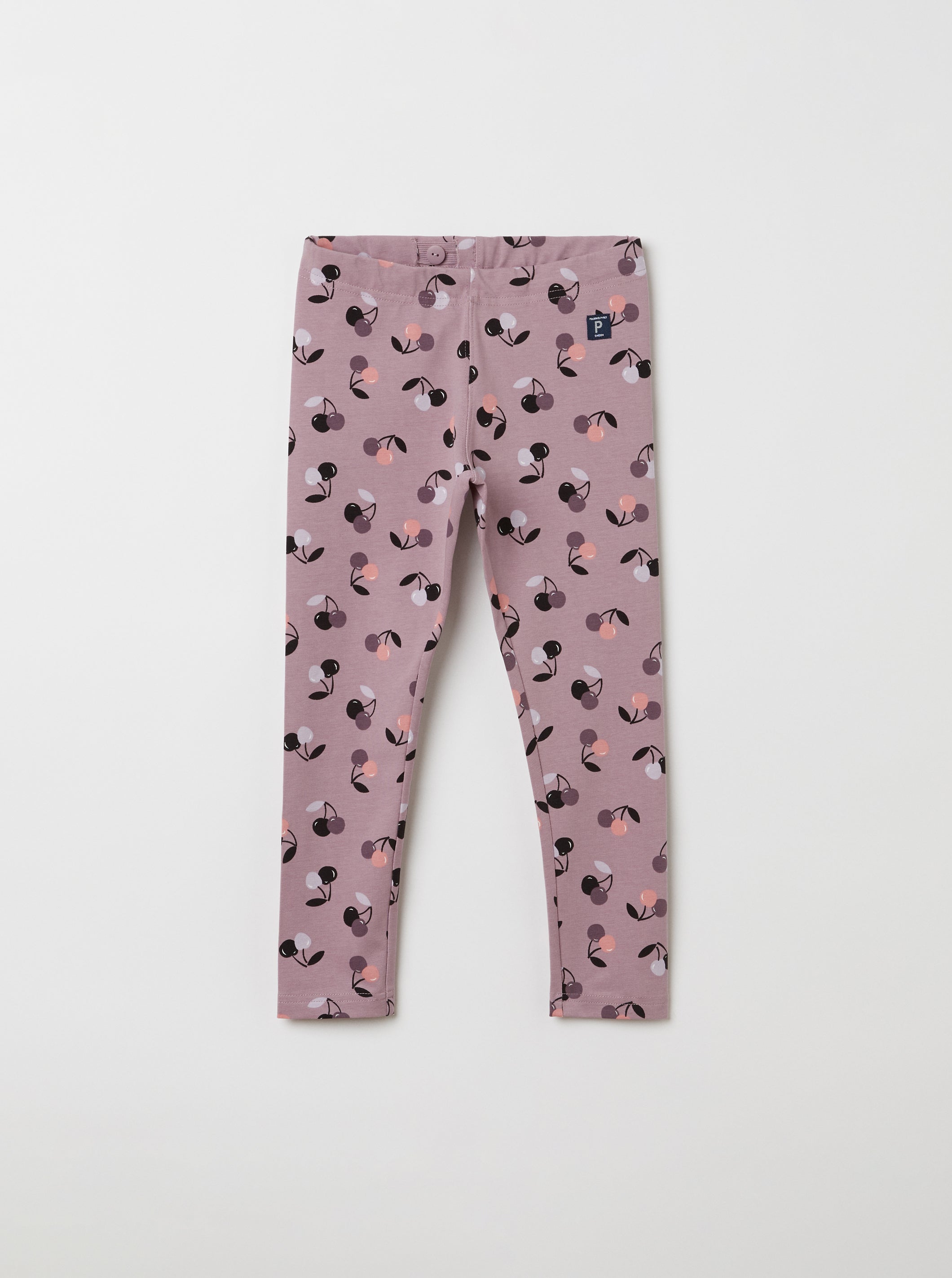 Cherry Print Kids Leggings