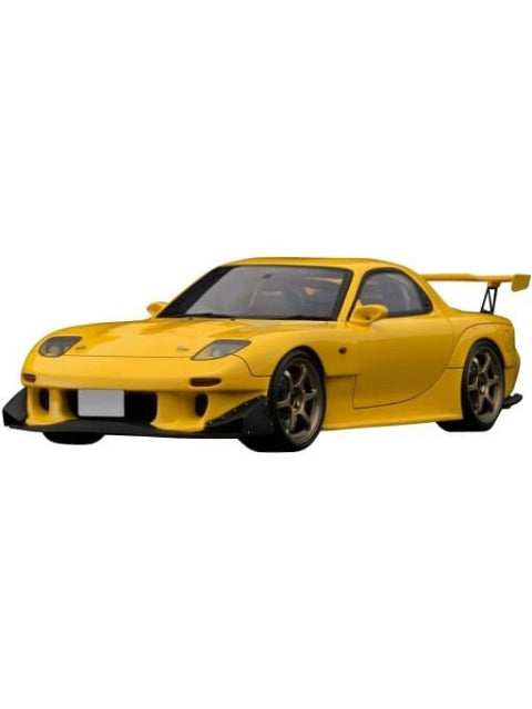 イグニッションモデル 1/18 INITIAL D Mazda RX-7 (FD3S) Yellow 「頭文字D / イニシャルD」 マツダ