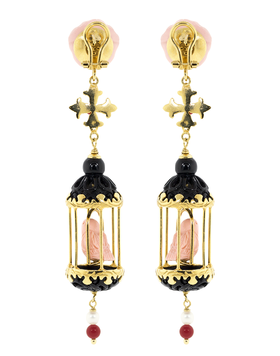 Birdcage earrings