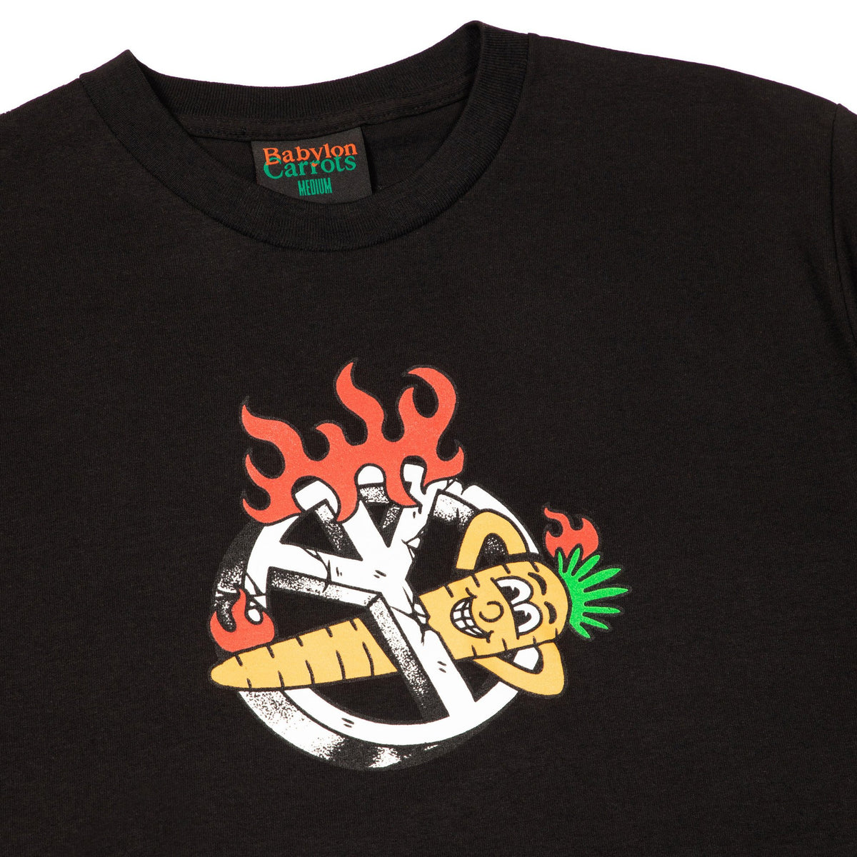 Carrots Men x Babylon Peace Carrot Tee Black CPT-BLK