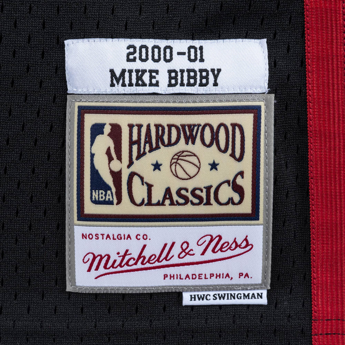 Youth Mitchell & Ness Mike Bibby Black Vancouver Grizzlies 2000-01 Hardwood Classics Swingman Jersey
