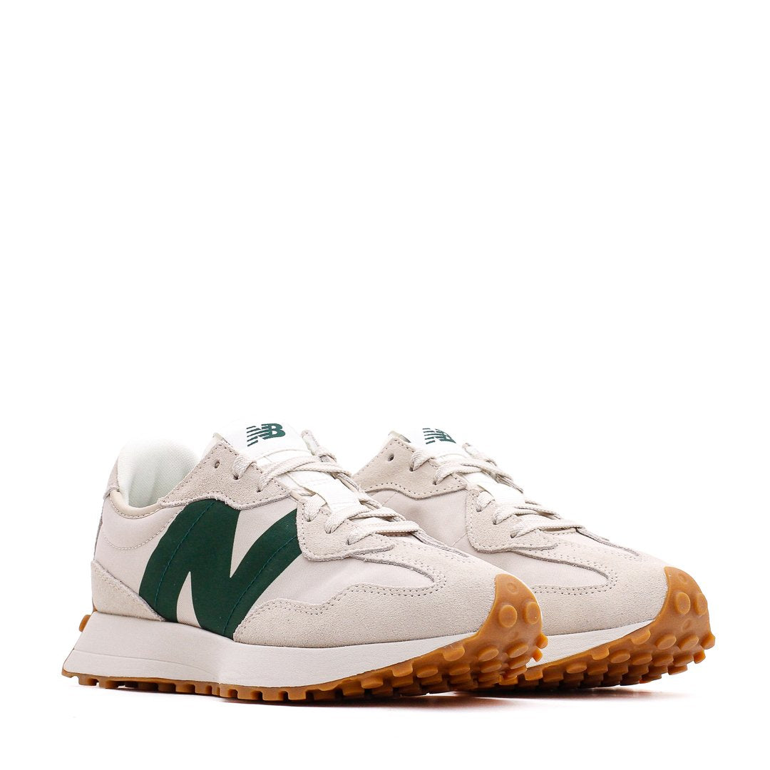 New Balance Lifestyle 327 Timberwolf Green, White & Grey Shoes