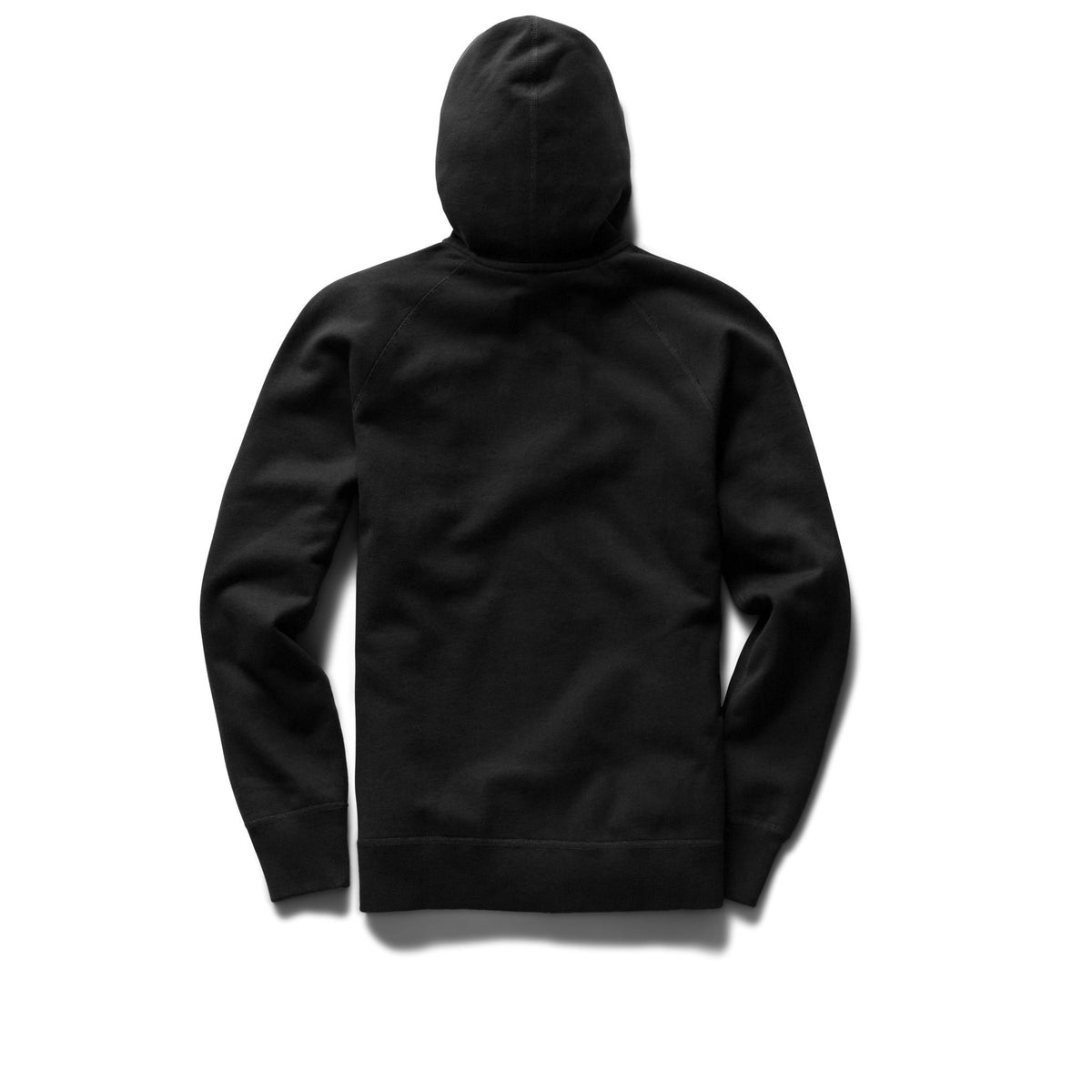 Reigning Champ Men Knit Terry Dropshadow Relaxed Fit Dye Pullover Hoodie  Black RC-3813-BLK