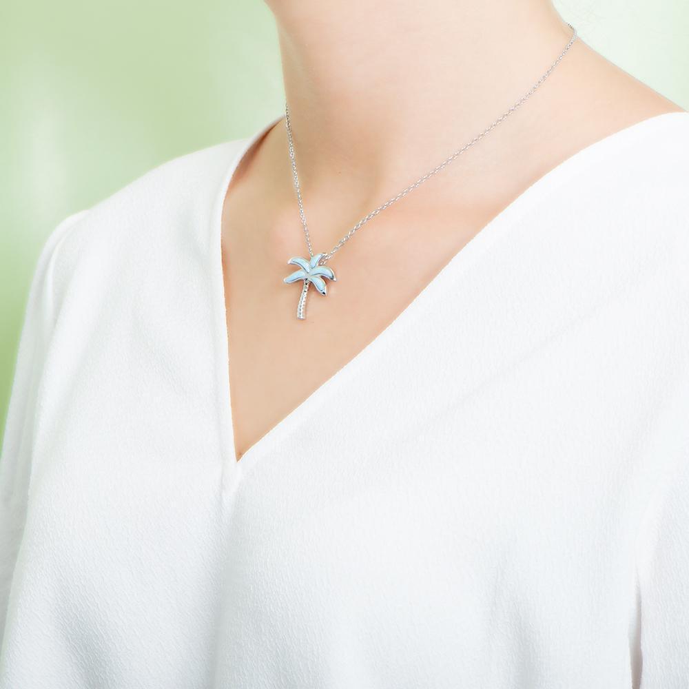 palm tree tiffany necklace