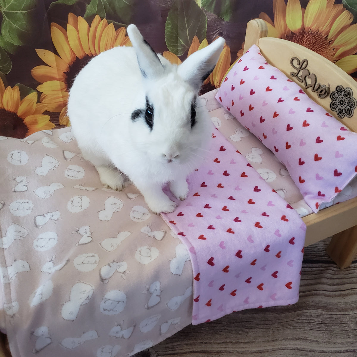 Bunny Bedding Sets Design Your Own or PreMade Bunnies With Aloha