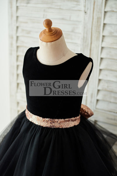 black velvet baby dress