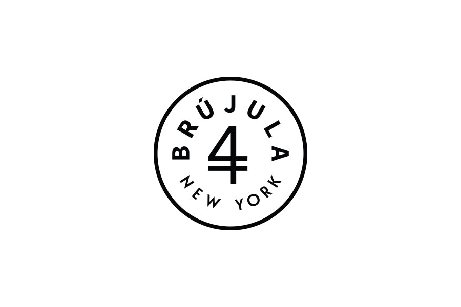 brujula new york logo handmade leather accessories made in new york usa