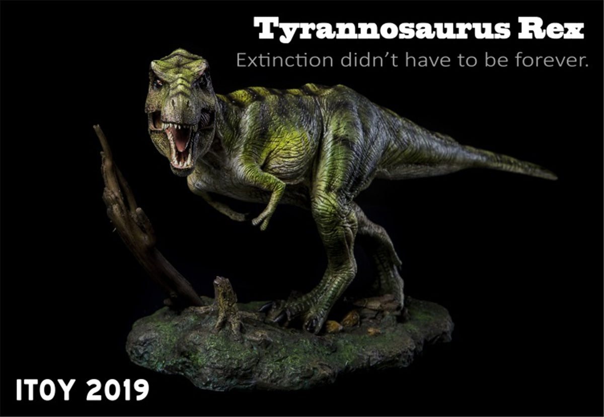 1/35 Itoy Tyrannosaurus Rex T-Rex Painted Resin Dinosaur Resurrection Model