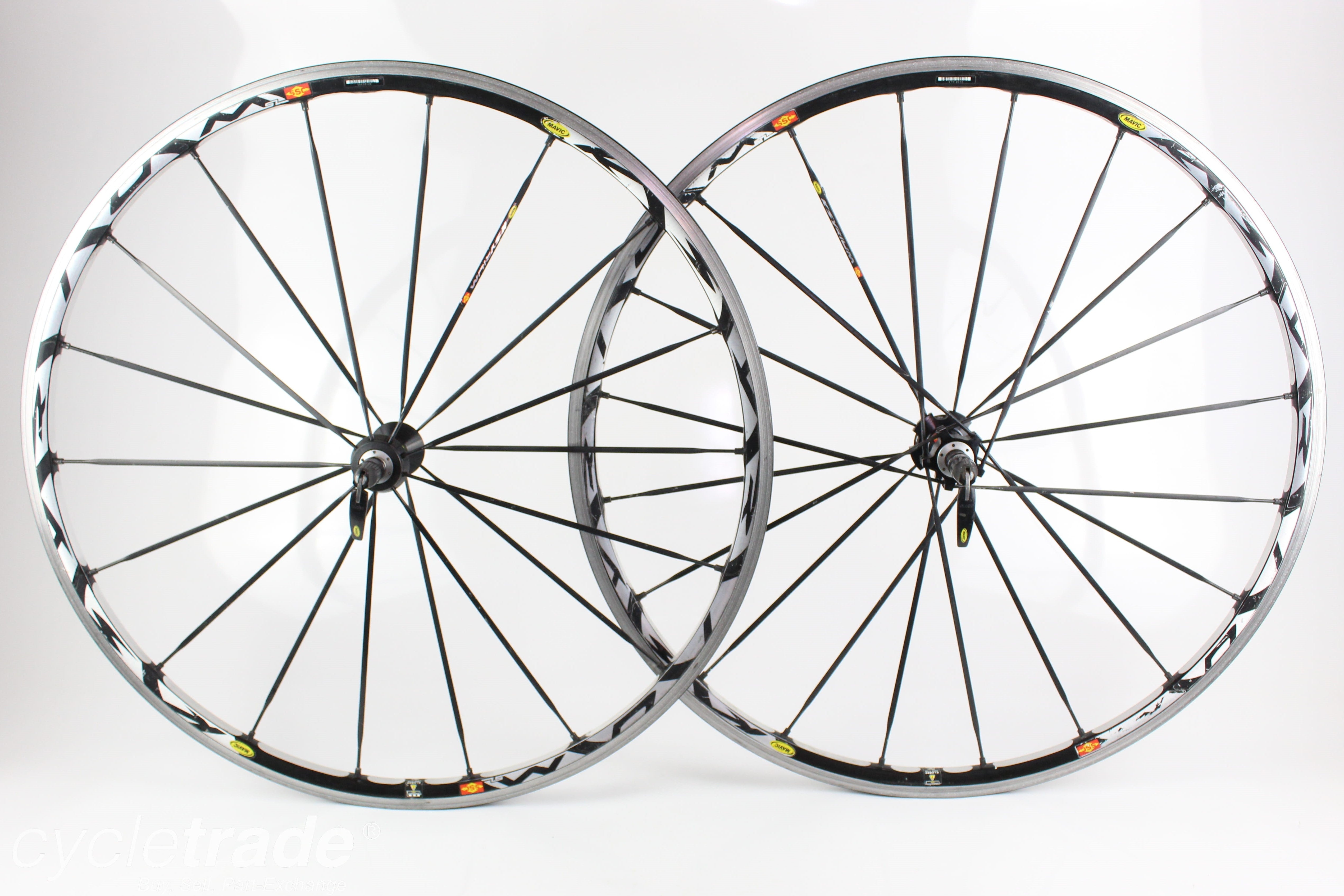 700c Road Wheelset - Mavic Ksyrium SSC 10 Speed Mavic SL QR - Grade C