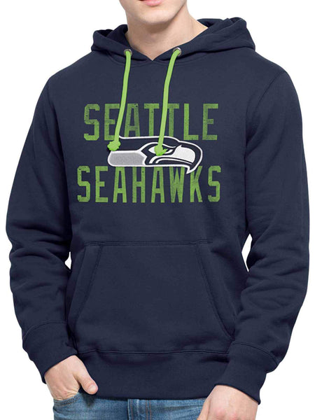 Seattle Seahawks 47 Brand Navy Cross 