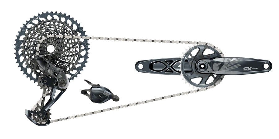 Sram GX Eagle DUB Groupset Lunar Rear Der Trigger Shifter w/Clamp Crankset  DUB 12s 175 w DM 32t X-SYNC Chainring Chain 126 links 12s Cassette XG-1275 