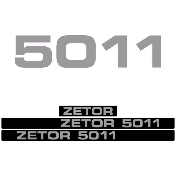 Zetor 5611 tractor decal aufkleber adesivo sticker set 