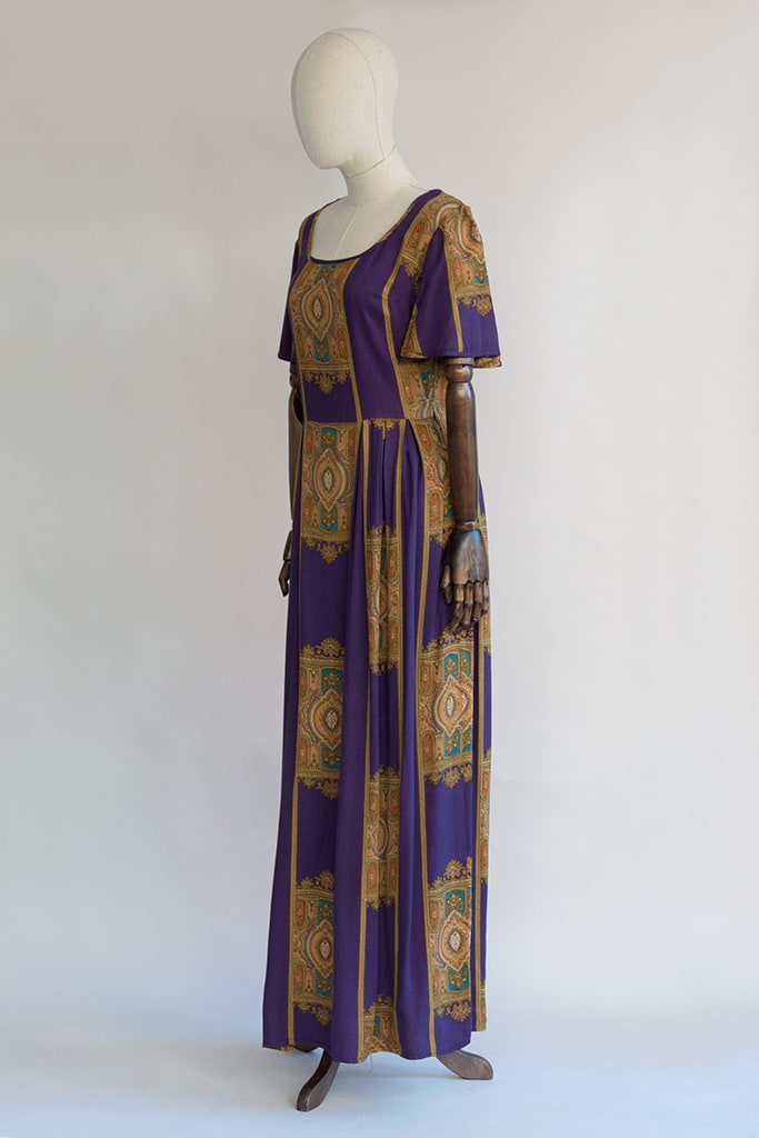 70's maxi dress