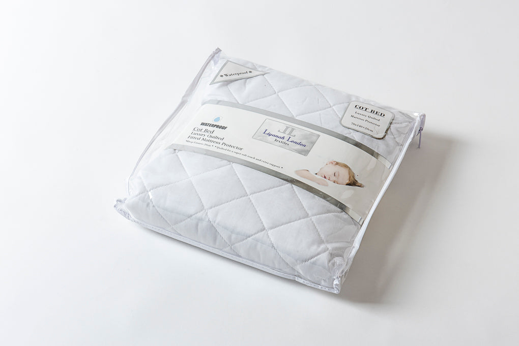 slumberdown terry waterproof cot bed mattress protector