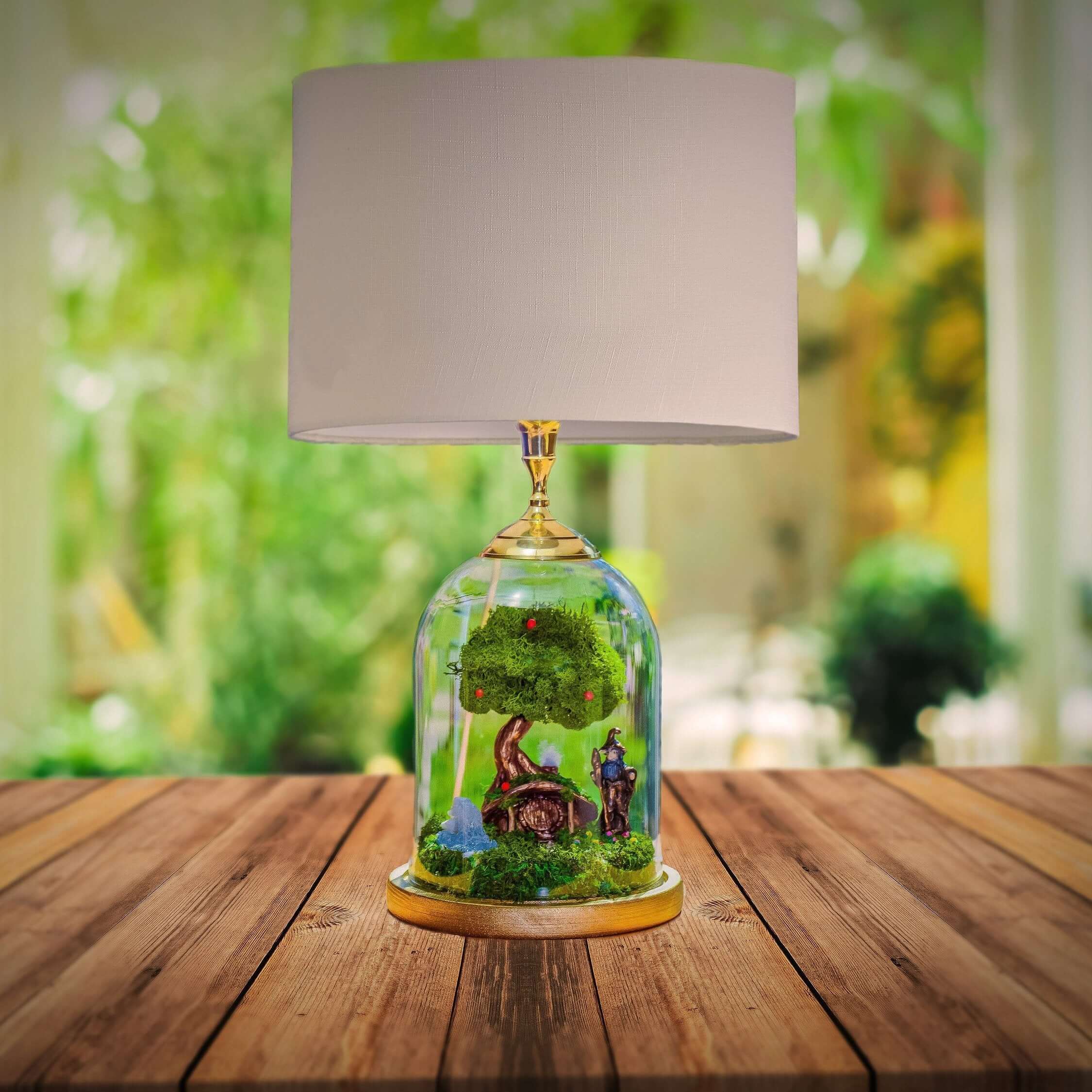 Hobbit Table Lamp Bedside lamp Miniature | Rishstudio –