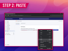 Paste It in the Product Cloner Shopify App