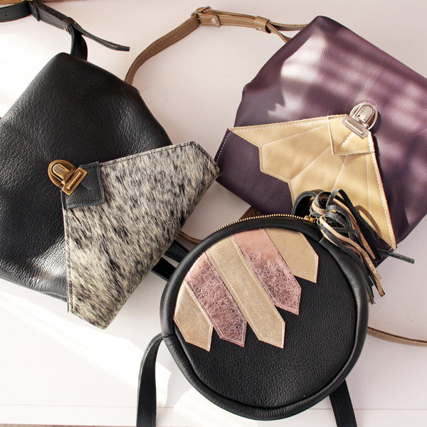 Barbara + Cecile Leather Handbags