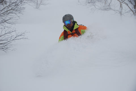 Backcountry skiing Japan