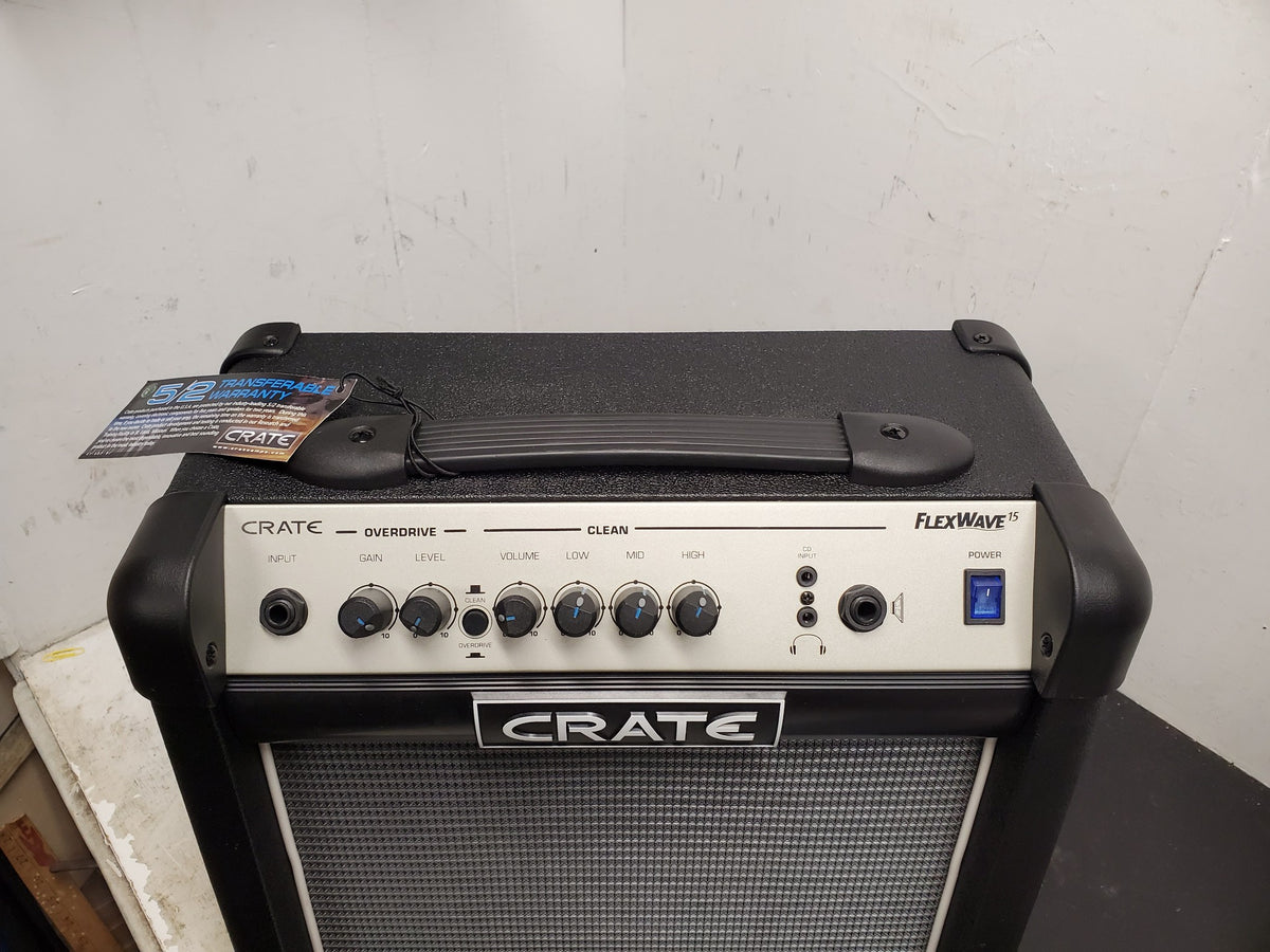 new Crate Flex Wave 15 one speaker amplifier Guitar Amp 120 volt 8