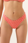 Bottom slip vita alta pois per bikini pois petitluxe