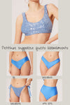 Bikini top sporty paillettes petitluxe