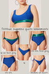 Bikini top sporty color block petitluxe