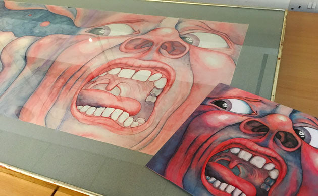 In The Court of the Crimson King original painting by Barry Godber