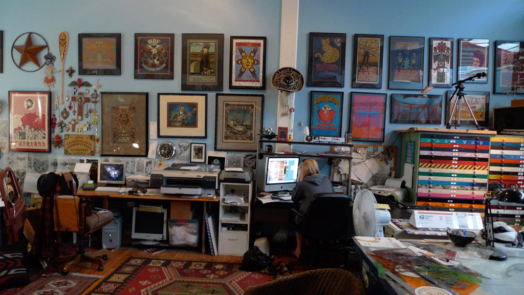 Studio Visit: Gary Houston at the Voodoo Catbox studio in Portland, Oregon